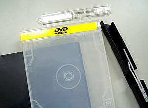 DVD用レンタルケース（鍵付き、Sクイック）、セキュリティケース